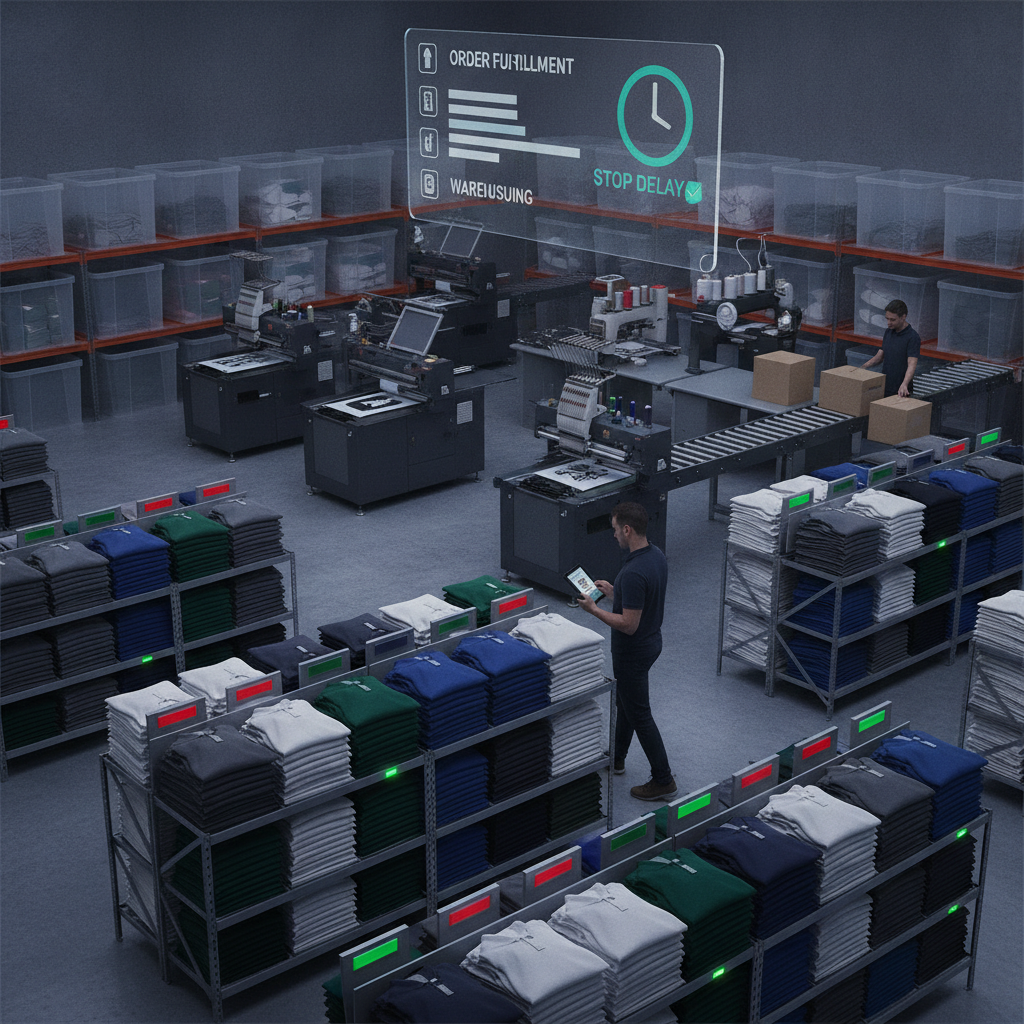 Reorder Alerts by Blank, Color & Size Stop Print Delays